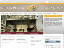 Tablet Screenshot of crossplaza.cl